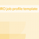 CHRO job profile template preview