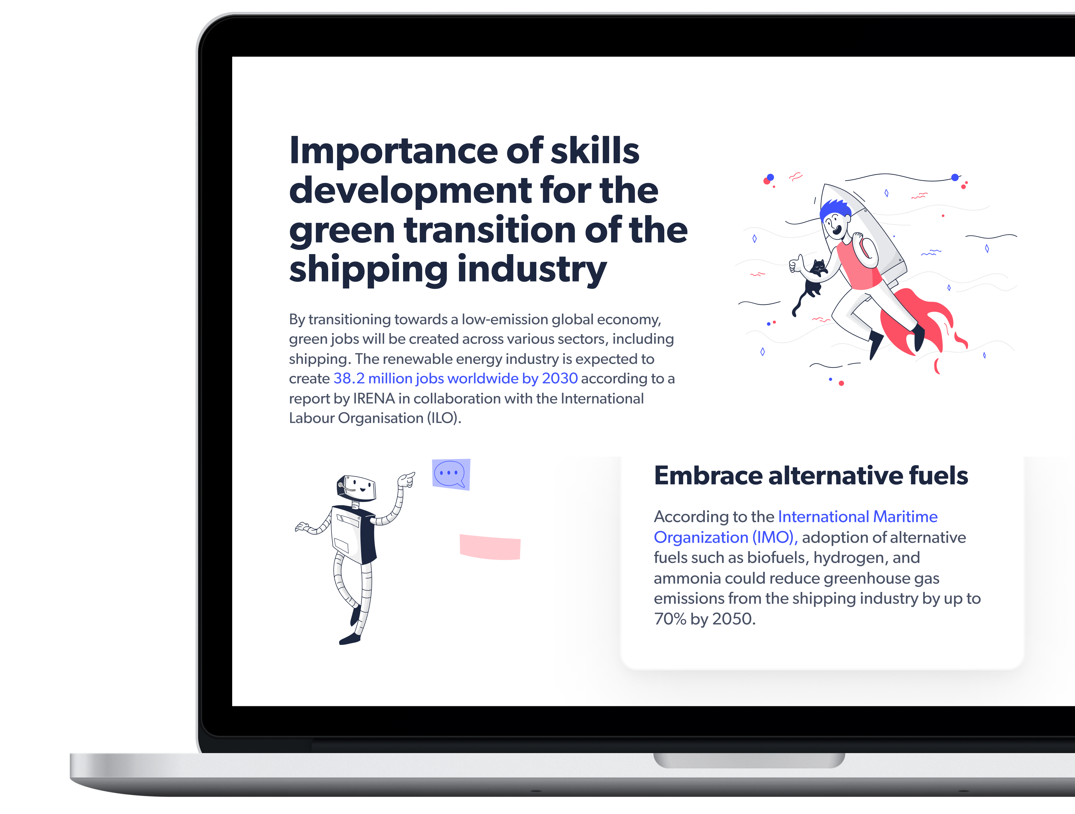 Importance of skills development for the green transition of the shipping industry 